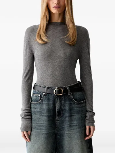 Gestuz Gzasia High-neck Sweater In Gray