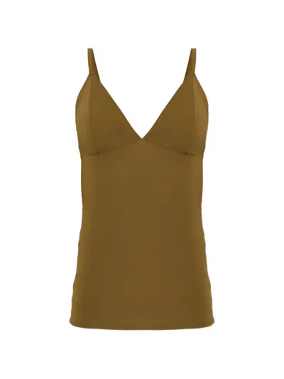 Gestuz Gzcami V-neck Tank Top In Green