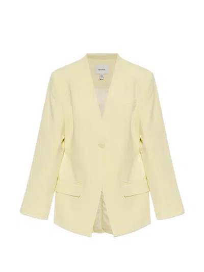 Gestuz Gzcia Single-breasted Blazer In Gold