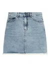 Gestuz Gzdea High-rise Denim Skirt In Blue