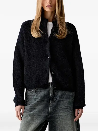 Gestuz Gzdebbie Button-up Cardigan In Black