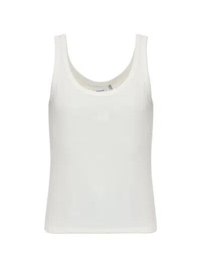 Gestuz Gzdrew Ribbed-knit Tank Top In White