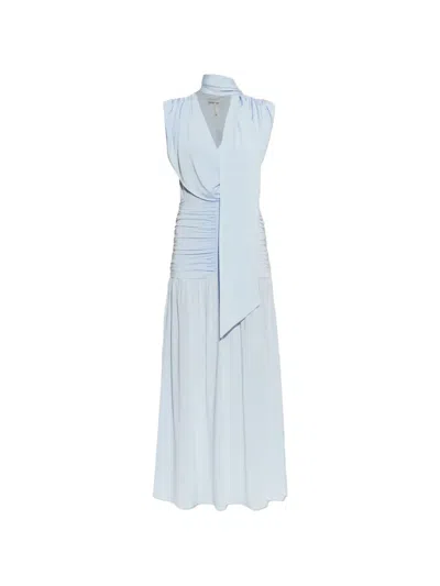 Gestuz Gzlaily Draped Gathered Maxi Dress In Blue