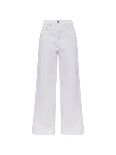Gestuz Gzlivia Turn-up-cuff Jeans In White