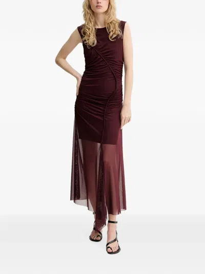 Gestuz Gzmenny Midi Dress In Burgundy