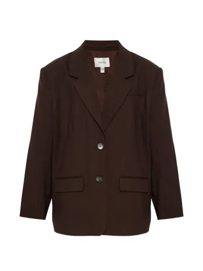 Gestuz Gzpaula Single-vent Blazer In Brown