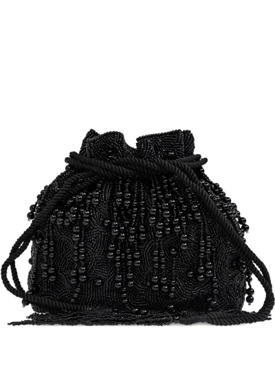 Gestuz Gzpear Beaded Tote Bag In Black