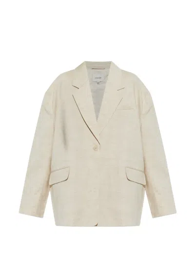 Gestuz Gzriava Notch-lapel Blazer In Neutral