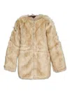 Gestuz Gzricca Faux Fur Coat In Neutral