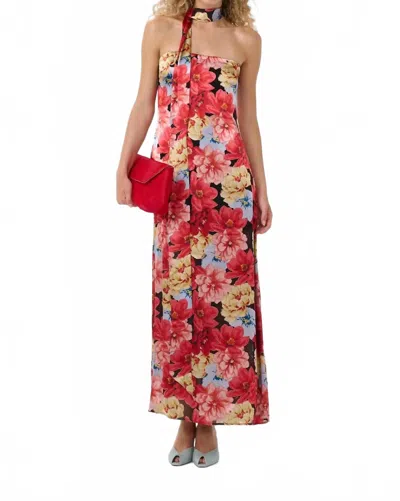 Gestuz Gzsigrida Strapless Maxi Dress In Floral In Pink