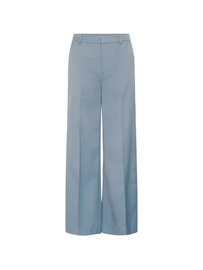 Gestuz Gzwendi Pressed-crease Trousers In Blue