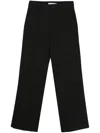 Gestuz Joellegz Mid-rise Wide-leg Trousers In Black