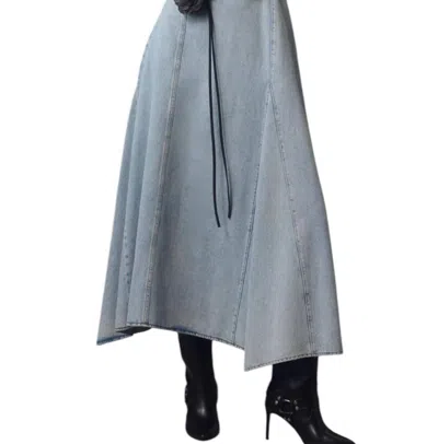 Gestuz Kaila Denim Dress In Denim Light In Multi