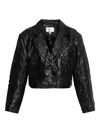 Gestuz Leather Jacket In Black