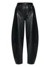 Gestuz Leather Trousers In Black