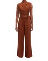 Gestuz Leena Linen Pants In Sorrel Horse In Brown