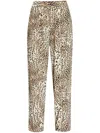 Gestuz Leopard-print Trousers In Brown