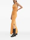 Gestuz Marielgz Side-split Maxi Dress In Orange