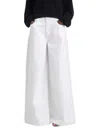 Gestuz Milygz Mw Wide Jeans In White Wash In White