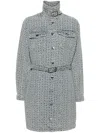 Gestuz Nilagz Denim Minidress In 蓝色