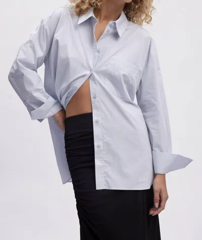 Gestuz Noelle Shirt In Heather In Blue