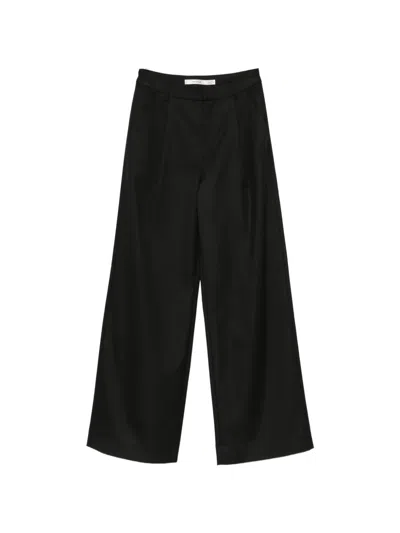 Gestuz Pleated Wide-leg Trousers In Blue