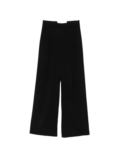 Gestuz Pocket Wide Trousers In Black