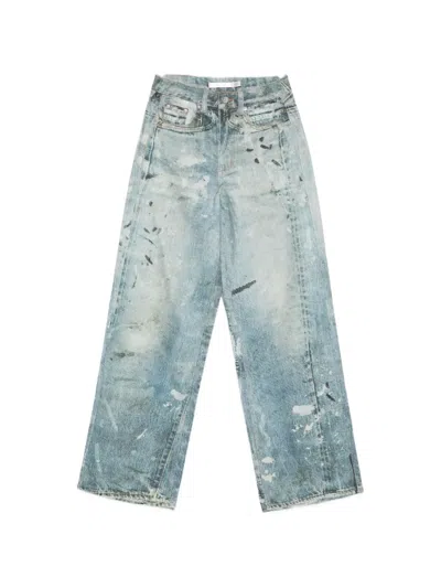 Gestuz Printed Jeans In Blue