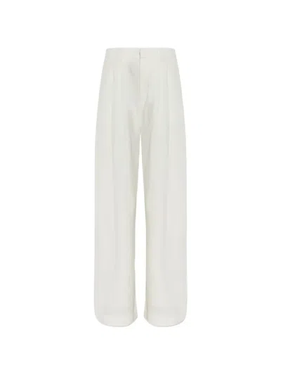 Gestuz Riava Pleated Trousers In White