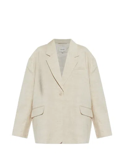 Gestuz Riava Single-breasted Jacket In Neutral