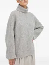 Gestuz Ribbed-knit Jumper In Gray