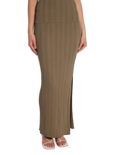 Gestuz Salva Skirt In Mermaid In Brown