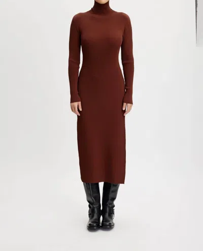 Gestuz Silvi Knit Dress In Sodium In Brown