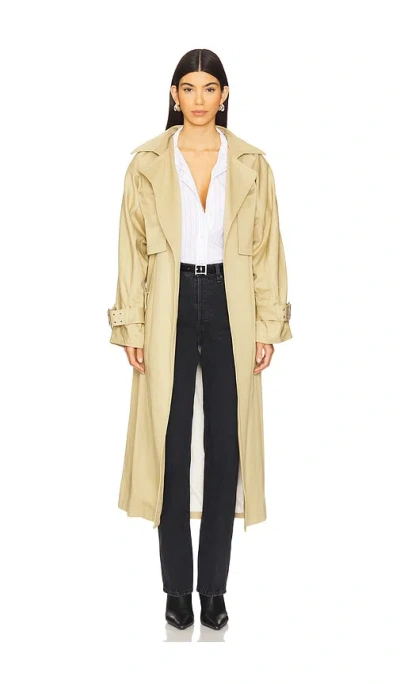 Gestuz Souri Trenchcoat In 黄色