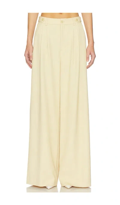 Gestuz Stacy Mid Waist Pants In Yellow