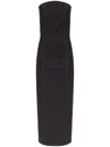 Gestuz Strapless Denim Dress In Black