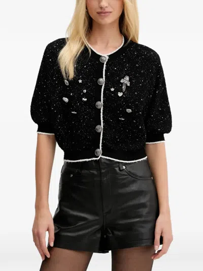 Gestuz Stud-embellished Cardigan In Multi