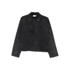 Gestuz Gzneia Washed-effect Polo Top In Black