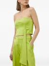 Gestuz Sweetheart Smocked Top In Green