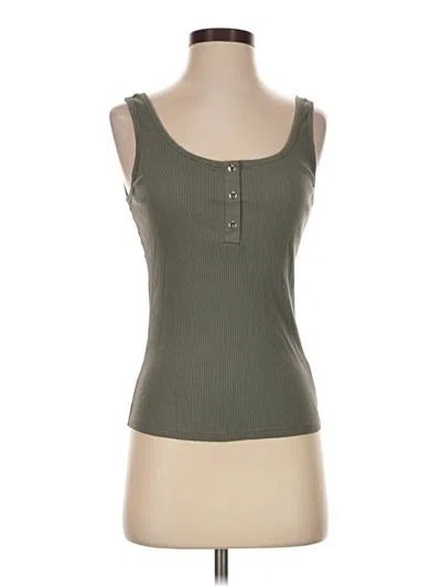 Pre-owned Gestuz Tank Top Green Strapless Neckline Tops