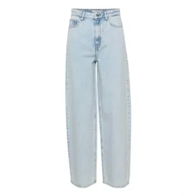 Gestuz The  Kailygz High Waisted Wide Jeans Light Blue Washed