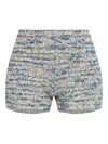 Gestuz Tweed Shorts In Neutral