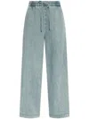 Gestuz Washed Effect Jeans In Blau