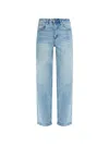 Gestuz Washed Jeans In Blue