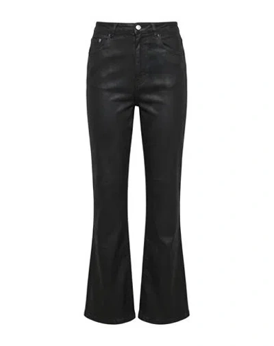 Gestuz Woman Jeans Blue Size 29 Cotton, Elastane In Black