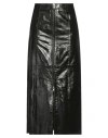 Gestuz Woman Midi Skirt Dark Green Size 8 Lambskin