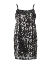 Gestuz Woman Mini Dress Black Size 6 Polyester In Black