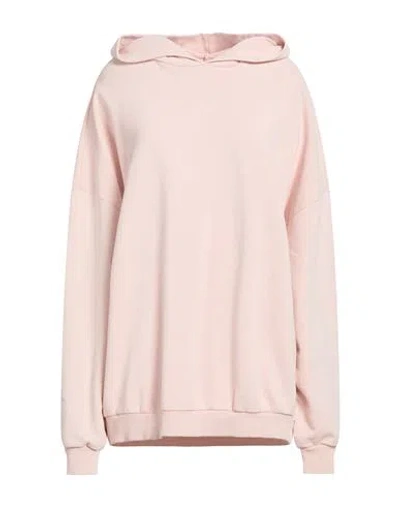 Gestuz Woman Sweatshirt Light Pink Size S Organic Cotton In Neutral