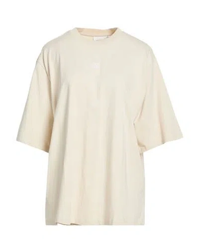 Gestuz Woman T-shirt Beige Size M Cotton In Neutral