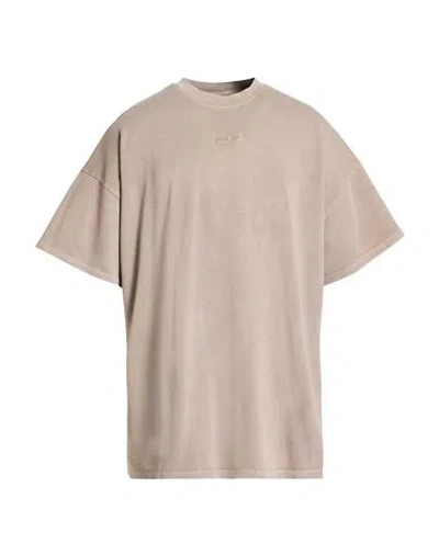 Gestuz Woman T-shirt Sand Size M Cotton In Neutral